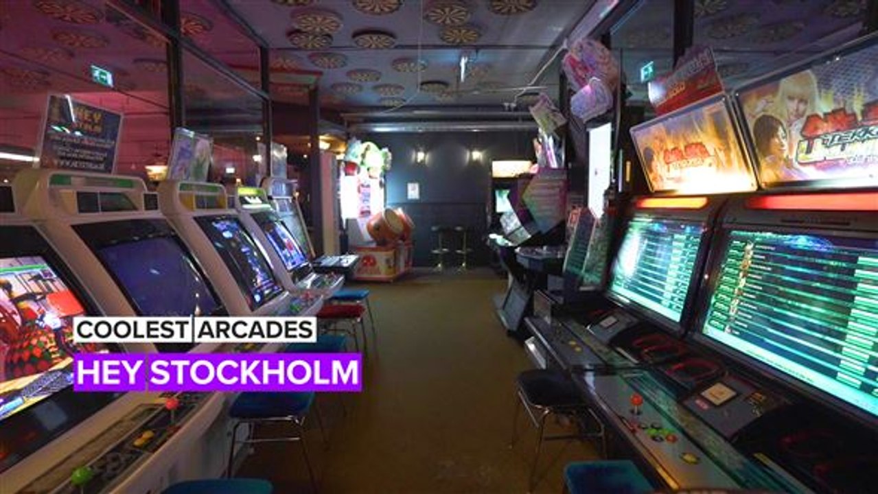 A peek inside one of the coolest arcades in Stockholm video Dailymotion
