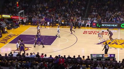 LeBron James posterize Nemanja Bjelica