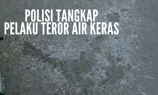 Polisi Tangkap Seorang Pelaku Teror Penyiraman Air Keras