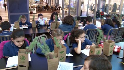 Kartal’ın çevreci minikleri, “Bir Kitap Bir Fidan” etkinliğinde buluştu