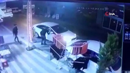 Otomobil sürücüsü dalgınlığının bedelini kaza yaparak ödedi