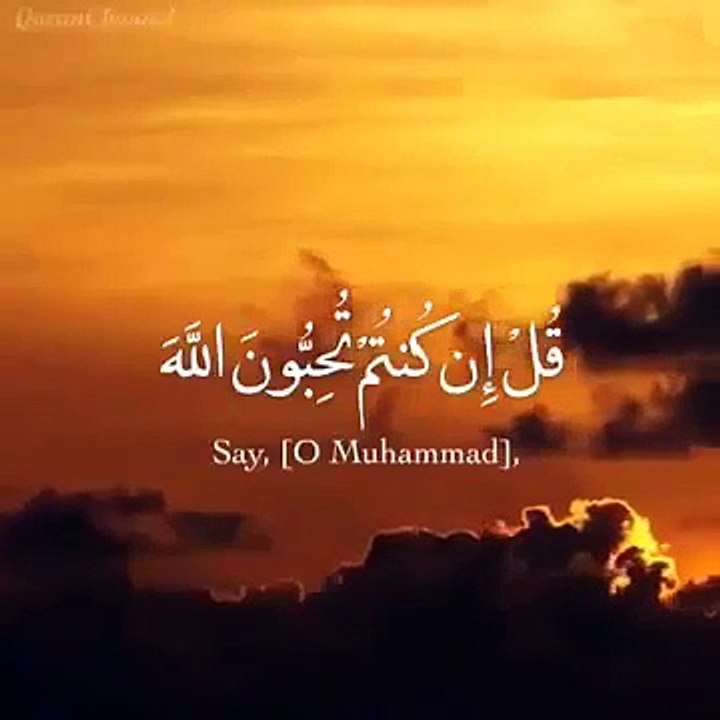 تلاوة بصوت رائع    قل إن كنتم تحبون الله فاتبعو...