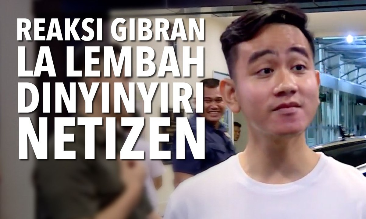 Reaksi Gibran Saat La Lembah Manah Dinyinyiri Netizen