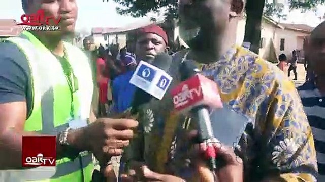 Dino Melaye speaks after casting his vote in Kogi election