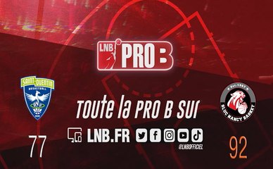 PRO B : Saint-Quentin vs Nancy (J6)