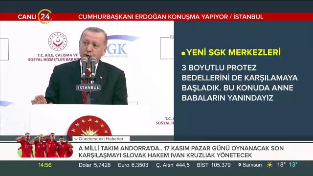#CANLI Başkan Erdoğan SGK Toplu Açılış Töreni'nde konuşuyor