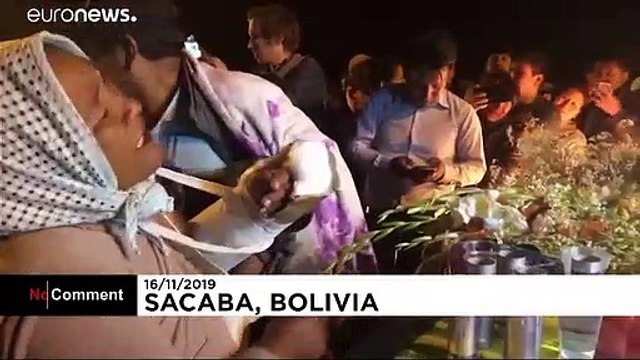 Vigil in Bolivia after five supporters of deposed president Evo Morales shot dead