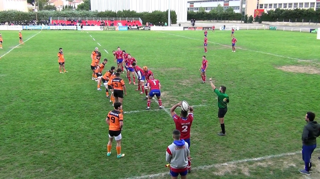 Perte de balle en touche par l’ASBH et une attaque tranchante narbonnaise dans le derby