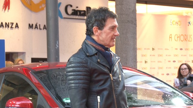 Antonio Banderas hace un estreno a lo grande en Málaga