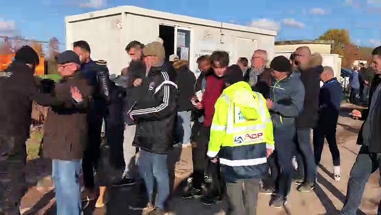 Football - petit tour accéléré du stade de la Colombière d'Epinal avant le match de Coupe de France  contre Sochaux