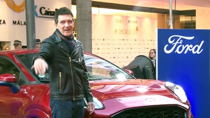 Antonio Banderas hace un estreno a lo grande en Málaga