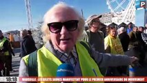 Manifestation des gilets jaunes à Marseille