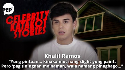 Khalil Ramos talks about their haunted house | Celebrity Katakot Stories