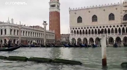 El alcalde de Venecia estima daños valorados en más de mil millones de euros por las inundaciones