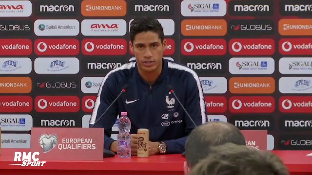 Equipe de France : Je ne sens pas Lenglet déstabilisé (après sa bourde) rassure Varane