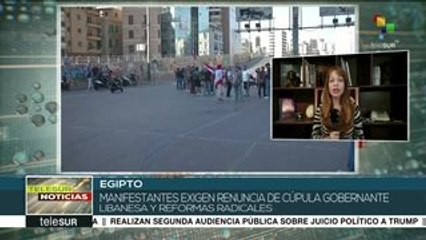 Líbano: protestas populares cumplen un mes