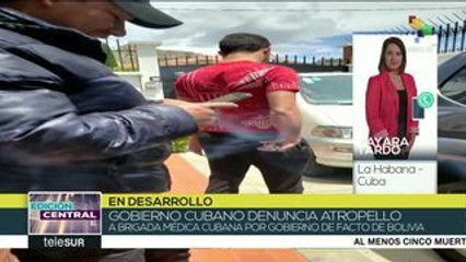 Cuba exige liberación de su brigada médica en Bolivia