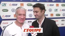 Deschamps «Garder la première place» - Foot - Qualif. Euro - Bleus