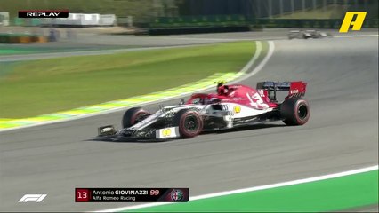 جيوفينازي يفقد السيطرة على سيارته ويخرج من القسم الثاني بالتجارب التأهيلية