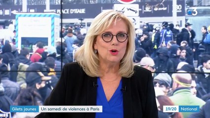 Gilets jaunes : des violences contenues dans la soirée