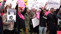 Jordan's Arab Women Organization protest against violence towards women
