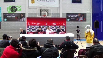 Şenol Güneş: "Saha ve hava koşullarını dikkate alarak kazanmaya çalışacağız" - ANDORRA LA