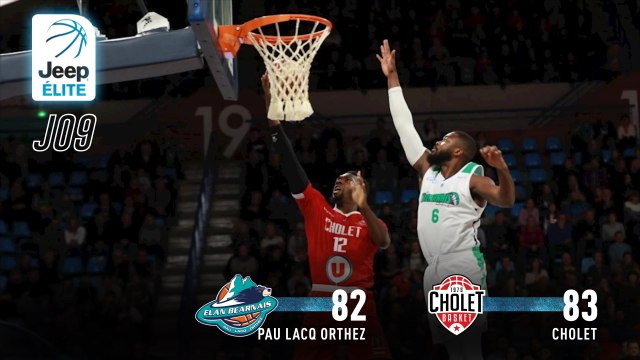 Jeep® ÉLITE : Pau-Lacq-Orthez vs Cholet (J9)
