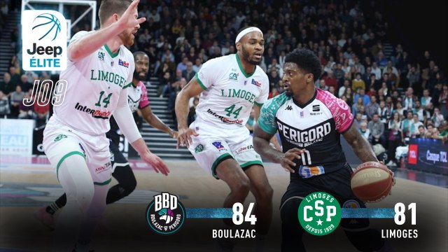 Jeep® ÉLITE : Boulazac vs Limoges (J9)