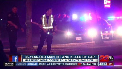 85-year-old man hit and killed by car in Bakersfield