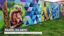 Muralista dá nova vida pra Pinhais e chama atenção do Brasil inteiro