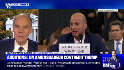 Enquête de destitution: un ambassadeur contredit Donald Trump