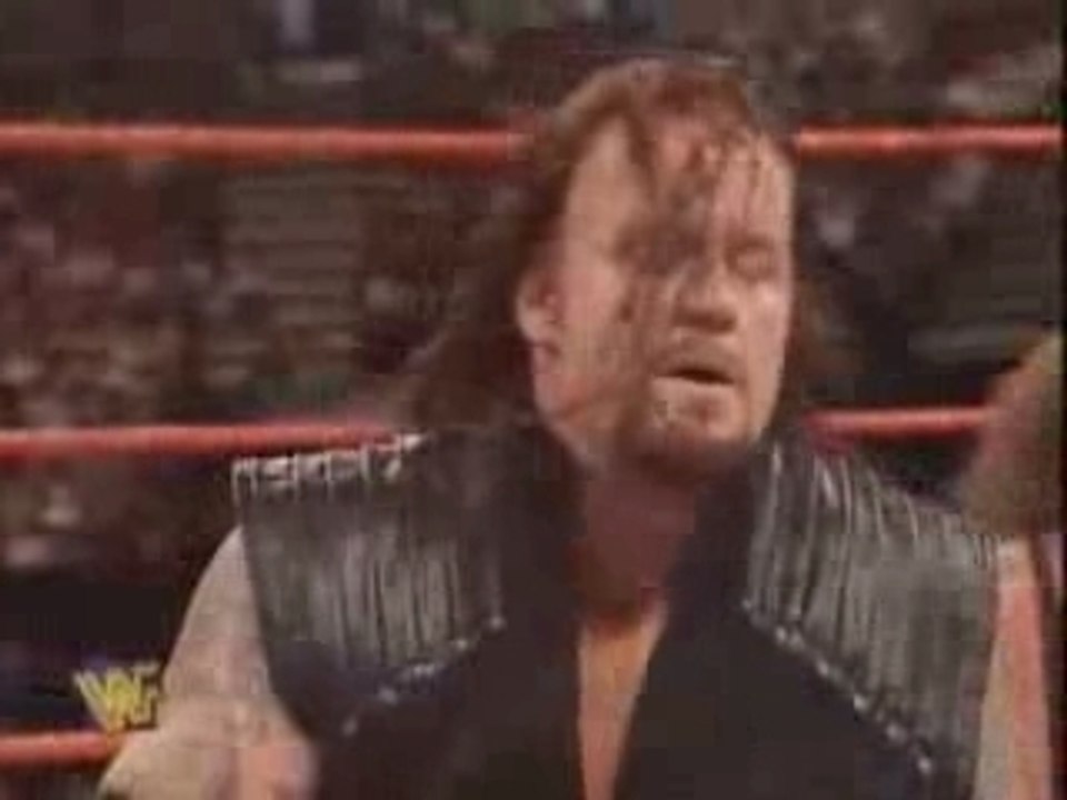 undertaker vs bret ahrt & guest referee shawn michaels 3