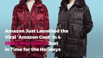 Amazon Just Launched the Viral 'Amazon Coat' in 4 Shiny New Colors, Just in Time for the Holidays