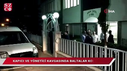 Download Video: Bursa’da kapıcı ve yönetici kavgasında baltalar konuştu