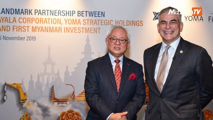 မြန်မာနိုင်ငံတွင် အမေရိကန် ဒေါ်လာ သန်းပေါင်း ၂၃၇.၅ သန်းတန် ရင်းနှီးမြှပ်နှံမှုကဏ္ဍ ပူးပေါင်းဆောင်ရွက်ရန် Ayala နှင့် Yoma ၊ FMI တို့ သဘောတူညီမှုရရှိ
