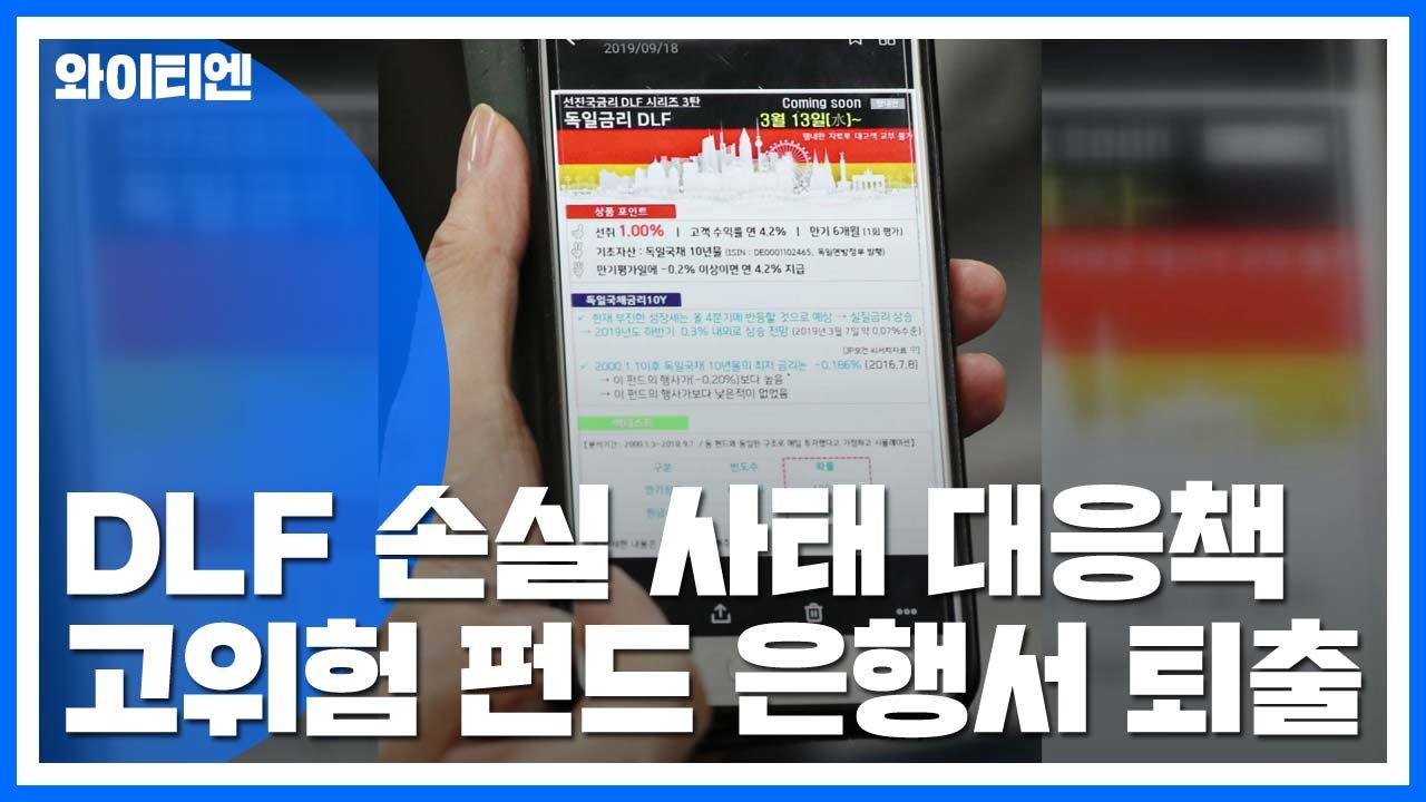 DLF 손실 사태 대응책...다음 달부터 시행 / YTN