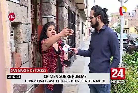 SMP: mujer víctima de la inseguridad asegura sentirse vigilada por hampones