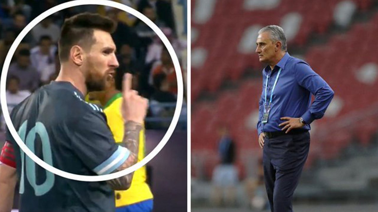 Lionel Messi asks Brazil coach Tite to 'shut his mouth'