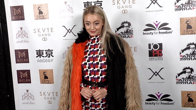 Savannah Kennick 2019 Lumiere Fashion Show LA Red Carpet