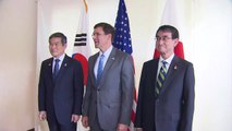 한미일 3국 국방장관 회담 종료...'지소미아' 집중 논의 / YTN