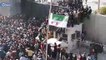 مظاهرة تطالب بتسليم منفذ تفجير مدينة الباب