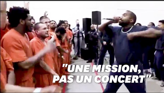 Le concert très religieux de Kanye West dans une prison texane