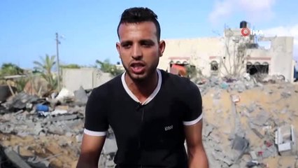 - Yeni evlenen Filistinli çift, İsrail'in saldırısında evsiz kaldı