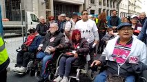 Marcha de pensionistas en Madrid.