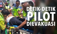 Detik-Detik Pilot Dievakuasi Diduga Pingsan, Pesawat Mendarat Darurat di Bandara Kupang