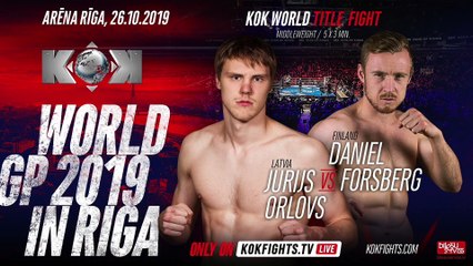 D.FORSBERG  vs  J.ORLOV    KOK VLOG  RIGA 24.11.2019