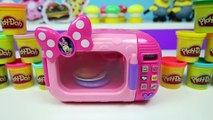 Pretend Play Doh Cooking with Minnie Mouse Marvelous Microwave Playset-