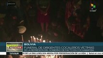 teleSUR Noticias:Realizan funeral para dirigentes cocaleros en Bolivia