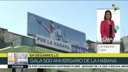 Cuba: se alista la gran gala del 500 aniversario de La Habana