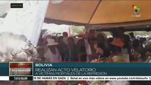 Bolivia: velan a víctimas de la represión militar en Cochabamba
